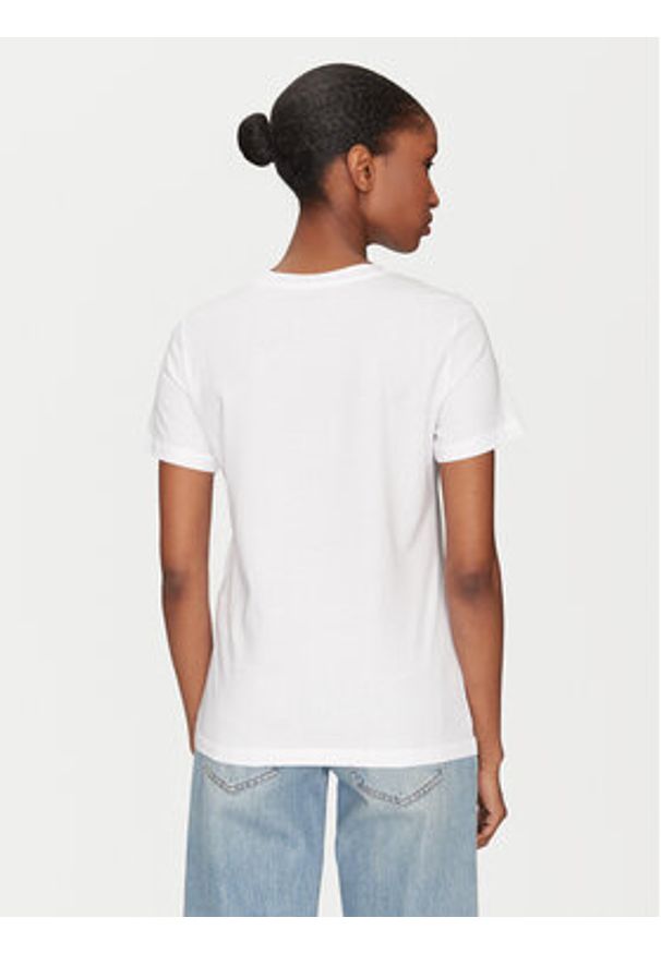 Marella T-Shirt Caucaso 2513971054 Biały Regular Fit. Kolor: biały. Materiał: bawełna