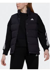 Adidas - adidas Kurtka zimowa Helionic Down Vest HG6280 Czarny Regular Fit. Kolor: czarny. Materiał: syntetyk. Sezon: zima #3