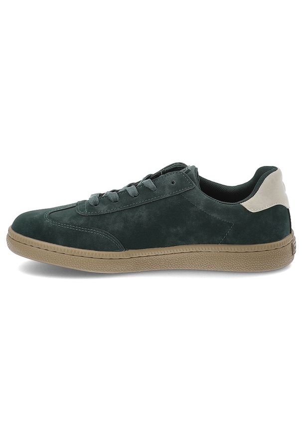 Big-Star - Zielone Sneakersy Big Star Sportowe Obuwie Męskie. Okazja: na co dzień. Zapięcie: sznurówki. Kolor: zielony. Materiał: guma, materiał. Szerokość cholewki: normalna. Sport: turystyka piesza
