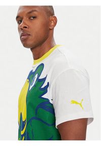 Puma T-Shirt CWC Hoops x Palmeiras 631705 Biały Regular Fit. Kolor: biały. Materiał: bawełna #4