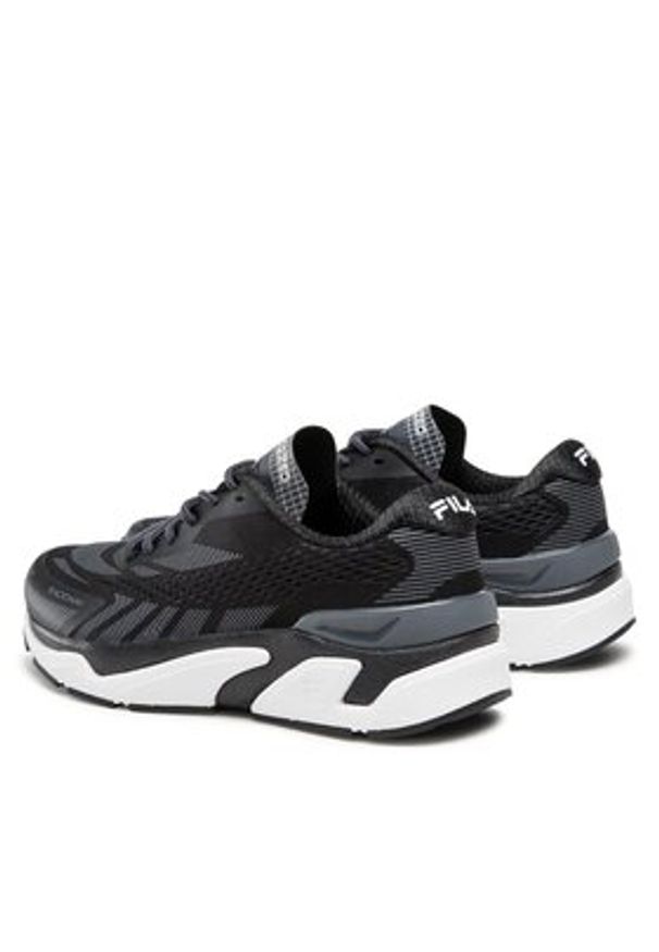 Fila Sneakersy Raceway Wmn FFW0111.80010 Czarny. Kolor: czarny. Materiał: materiał