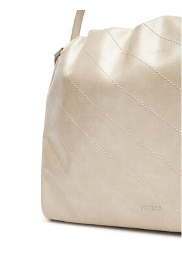 Guess Torebka Amys HWMY96 59220 Beżowy. Kolor: beżowy. Materiał: skórzane