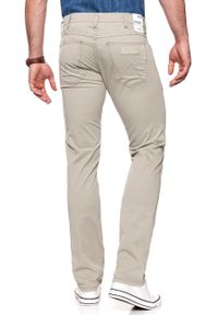 Wrangler - WRANGLER SPODNIE MĘSKIE GREENSBORO CAMEL WASHED W15QMM49J 112126986. Materiał: materiał #3