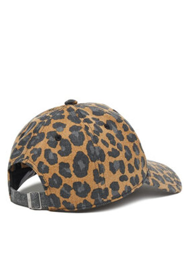 Adidas - adidas Czapka z daszkiem Leopard JW8034 Brązowy. Kolor: brązowy. Materiał: materiał, bawełna