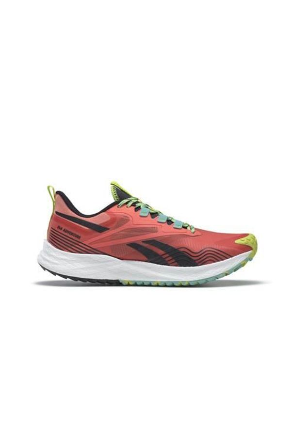 Buty do biegania męskie Reebok Floatride Energy 4 Adventure. Kolor: czarny, pomarańczowy, wielokolorowy. Materiał: syntetyk, materiał. Szerokość cholewki: normalna