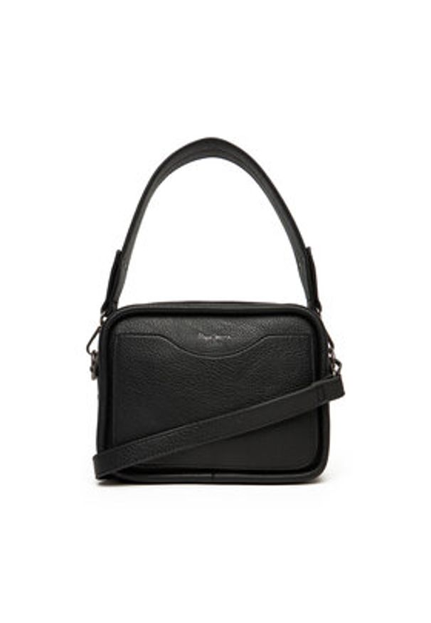 Pepe Jeans Torebka Bassy Code PL0300004 Czarny. Kolor: czarny. Materiał: skórzane