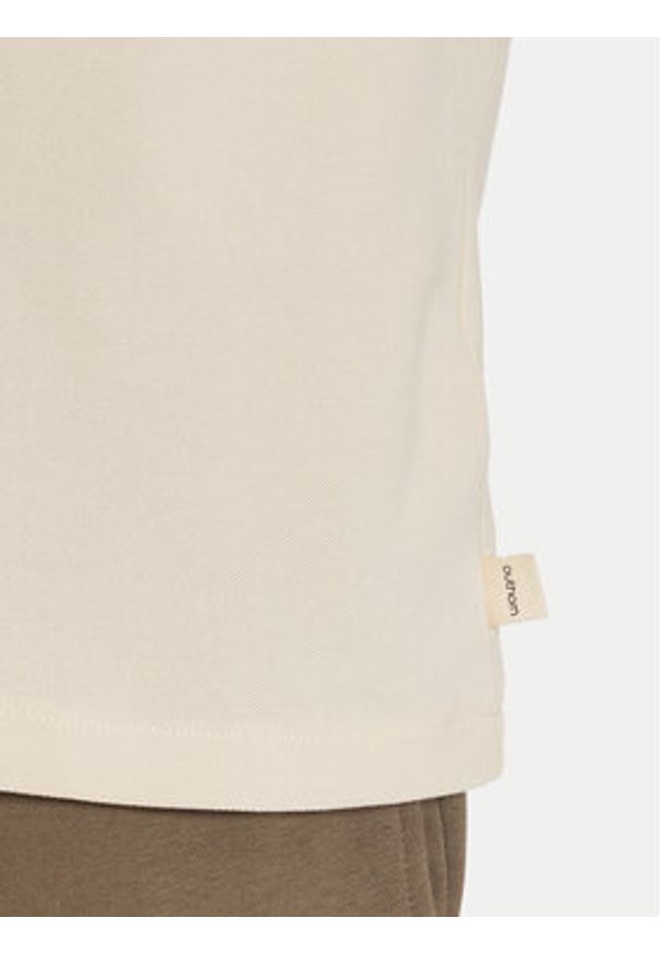 outhorn - Outhorn Polo TTSHM449 Beżowy Regular Fit. Typ kołnierza: polo. Kolor: beżowy. Materiał: bawełna