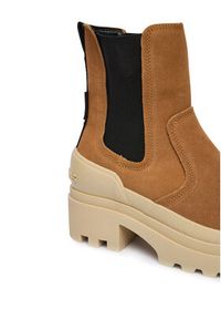 Pepe Jeans Sztyblety Hale Chelsea W PLS500005 Brązowy. Kolor: brązowy. Materiał: skóra, zamsz #3