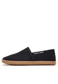 Tommy Jeans Espadryle Tjm Espadrille Street EM0EM01386 Czarny. Kolor: czarny. Materiał: materiał. Styl: street