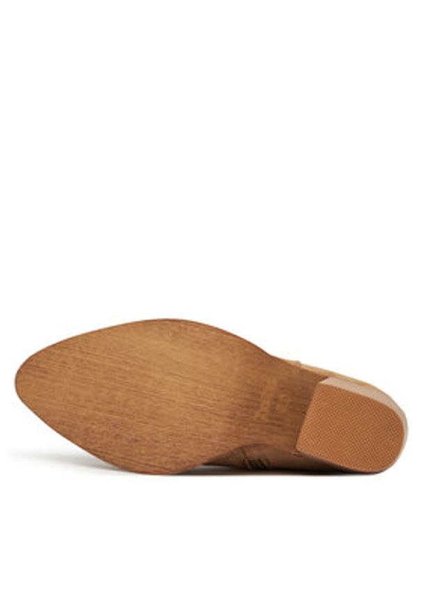 DeeZee Botki 220565-1 Brązowy. Kolor: brązowy. Materiał: materiał
