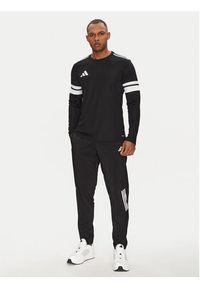 Adidas - adidas Koszulka techniczna Squadra 25 Jersey JF6073 Czarny Slim Fit. Kolor: czarny. Materiał: syntetyk #3