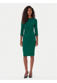 Rinascimento Sukienka koktajlowa CFC0126154003 Zielony Slim Fit. Kolor: zielony. Materiał: syntetyk. Styl: wizytowy
