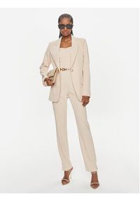 Marciano Guess Marynarka 4GGN10 7074A Beżowy Regular Fit. Kolor: beżowy. Materiał: wiskoza #5