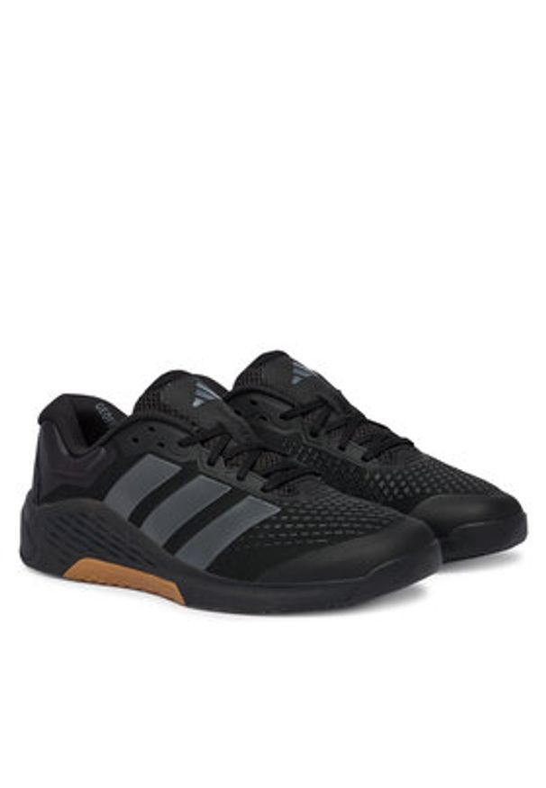 Adidas - adidas Buty na siłownię Dropset 4 JR4673 Czarny. Kolor: czarny. Materiał: materiał. Sport: fitness