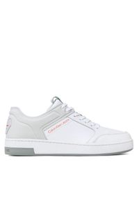 Calvin Klein Jeans Sneakersy Basket Cupsole High/Low Freq YM0YM00611 Biały. Kolor: biały. Materiał: skóra #1
