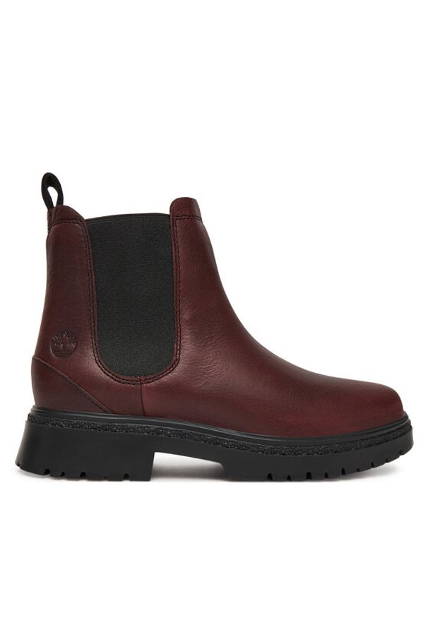Timberland Sztyblety Cambria Valley TB0A42BXEIW1 Bordowy. Kolor: czerwony. Materiał: skóra