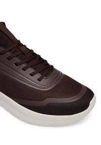 Calvin Klein Sneakersy Light Eva Run Lace Sock Mm HM0HM02164 Bordowy. Kolor: czerwony. Materiał: materiał. Sport: bieganie #4