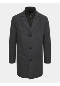 Matinique Płaszcz wełniany 30206267 Szary Regular Fit. Kolor: szary. Materiał: wełna #4