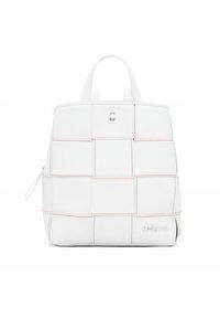 Desigual Plecak Yoko Blacno 25SAKP34 Biały. Kolor: biały. Materiał: skóra #6