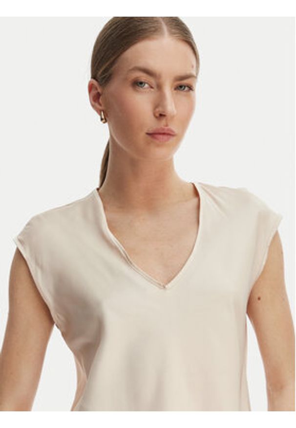 Rinascimento Bluzka CFC0127631003 Beżowy Regular Fit. Kolor: beżowy. Materiał: syntetyk