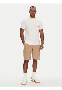 Napapijri T-Shirt S-Murlo NP0A4IEJN1A1 Biały Regular Fit. Kolor: biały. Materiał: bawełna #5