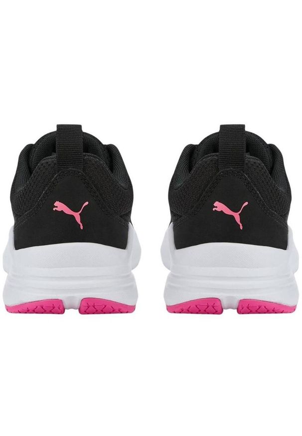 Puma - Przewodowe Buty Do Biegania Dla Dzieci. Okazja: na spacer. Kolor: czarny, różowy, wielokolorowy. Sport: turystyka piesza