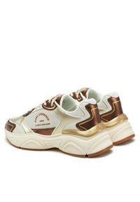 Karl Lagerfeld - KARL LAGERFELD Sneakersy Komet KL65638M Złoty. Kolor: złoty. Materiał: skóra #5