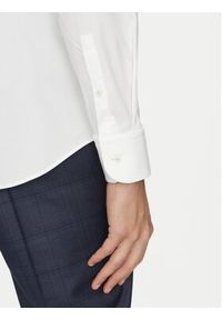 BOSS Koszula Hank 50532804 Biały Slim Fit. Kolor: biały. Materiał: bawełna #5