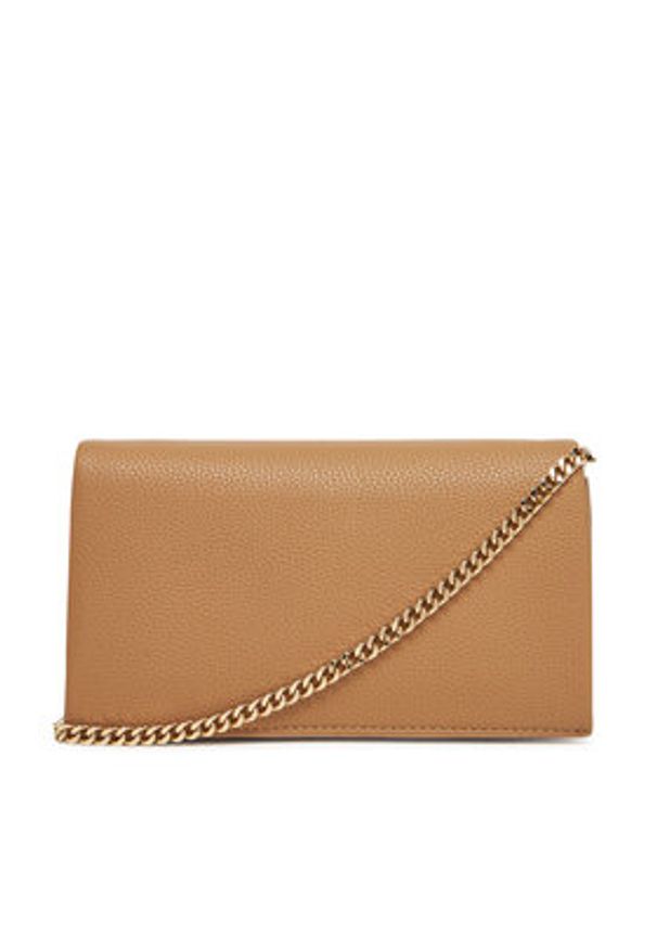 TOMMY HILFIGER - Tommy Hilfiger Torebka Th Her Flap W/Chain AW0AW17403 Beżowy. Kolor: beżowy. Materiał: skórzane