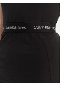 Calvin Klein Sukienka codzienna LV047F289G Czarny Slim Fit. Okazja: na co dzień. Kolor: czarny. Materiał: bawełna. Typ sukienki: proste. Styl: casual #5