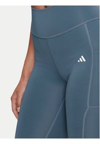 Adidas - adidas Legginsy Optime IT9110 Niebieski Slim Fit. Kolor: niebieski. Materiał: syntetyk #7