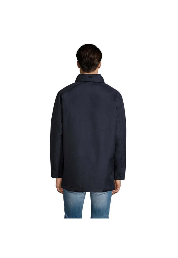 SOL'S - Kurtka Unisex Dla Dorosłych Robyn Z Wyściełaną Podszewką. Kolor: niebieski. Materiał: puch. Sport: turystyka piesza