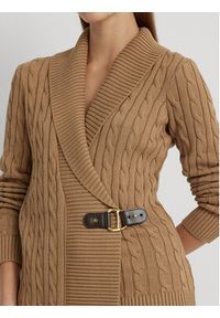 Lauren Ralph Lauren - LAUREN RALPH LAUREN Sweter 200808258002 Beżowy Regular Fit. Kolor: beżowy. Materiał: bawełna #5