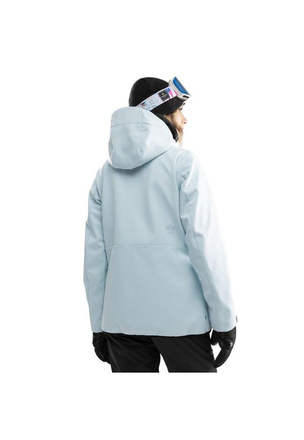 SIROKO - Damska kurtka snowboardowa Sporty zimowe Siroko W2-W Gelid. Kolor: niebieski. Materiał: materiał, softshell. Sezon: zima. Sport: snowboard