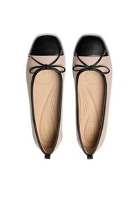 Clarks Baleriny Ubree15 Poppy 26181329 Beżowy. Kolor: beżowy. Materiał: skóra #7