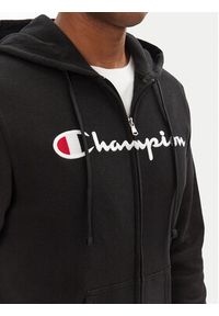Champion Bluza 220728 Czarny Slim Fit. Kolor: czarny. Materiał: bawełna, syntetyk