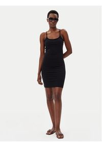JJXX Sukienka codzienna Gigi 12267294 Czarny Slim Fit. Okazja: na co dzień. Kolor: czarny. Materiał: bawełna. Typ sukienki: proste. Styl: casual #7