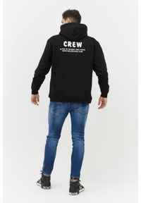 Balenciaga - BALENCIAGA Czarna bluza męska z kapturem i logo, Rozmiar XS. Typ kołnierza: kaptur. Kolor: czarny. Materiał: prążkowany. Wzór: nadruk #3