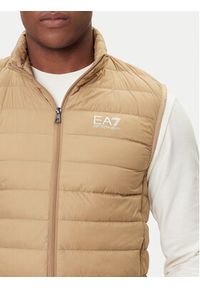 EA7 Emporio Armani Kamizelka 8NPQ06 PNGPZ U6171 Beżowy Regular Fit. Kolor: beżowy. Materiał: syntetyk #6