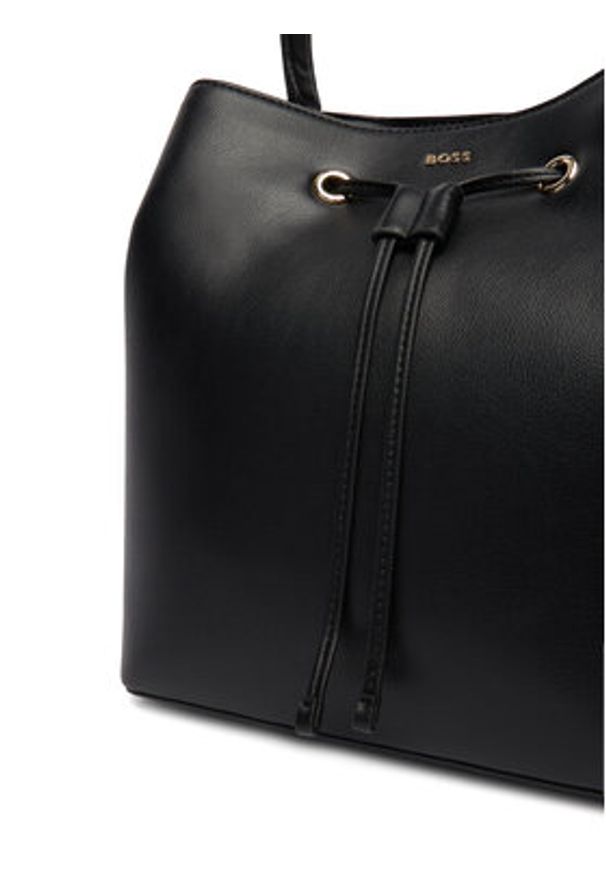 BOSS Torebka 50558134 Czarny. Kolor: czarny. Materiał: skórzane