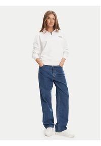 Guess Jeans Bluza W5YQ09 K68I4 Biały Regular Fit. Kolor: biały. Materiał: bawełna #5