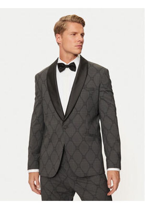 BOSS - Boss Garnitur Kris/Teagan244E1 50525122 Szary Modern Fit. Kolor: szary. Materiał: syntetyk