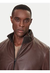 Milestone Kurtka skórzana MSNaldo 53101821280 Brązowy Regular Fit. Kolor: brązowy. Materiał: skóra #2