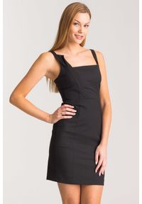 Patrizia Pepe - Sukienka PATRIZIA PEPE. Materiał: wełna, dzianina. Długość rękawa: na ramiączkach. Typ sukienki: asymetryczne. Długość: mini #3