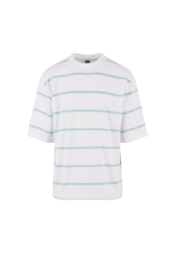 Oversizowa koszulka w paski Urban Classics Modern. Kolor: niebieski, wielokolorowy, biały. Materiał: bawełna. Wzór: paski