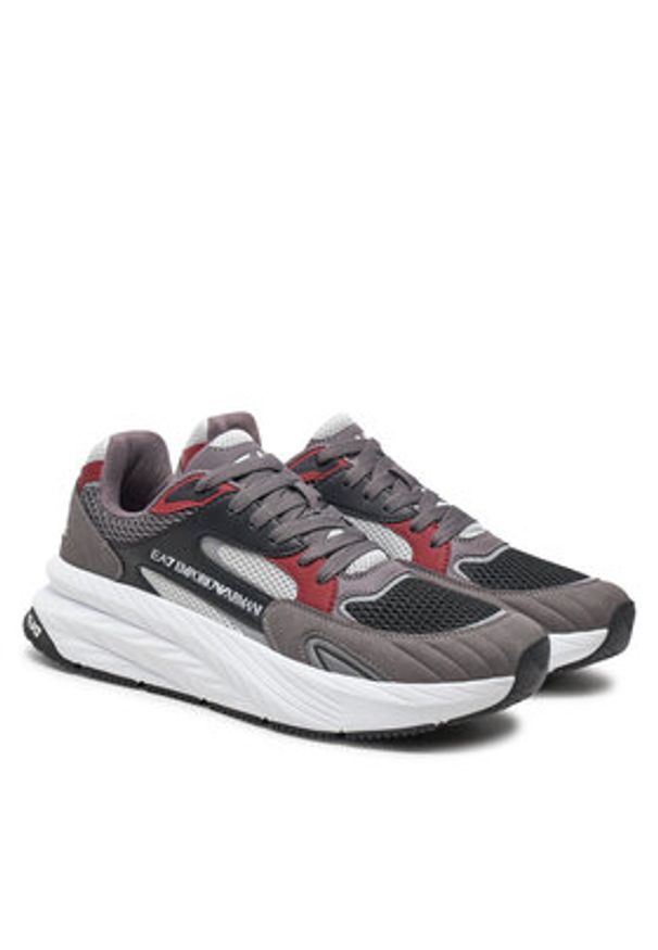EA7 Emporio Armani Sneakersy X8X178 XK382 U036 Szary. Kolor: szary. Materiał: materiał