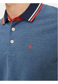 Jack & Jones - Jack&Jones Polo Paulos 12136668 Niebieski Slim Fit. Typ kołnierza: polo. Kolor: niebieski. Materiał: bawełna #3