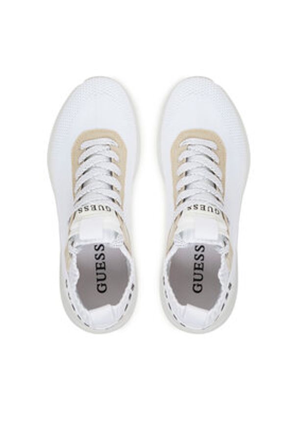 Guess Sneakersy FLJMLD FAB12 Biały. Kolor: biały. Materiał: materiał