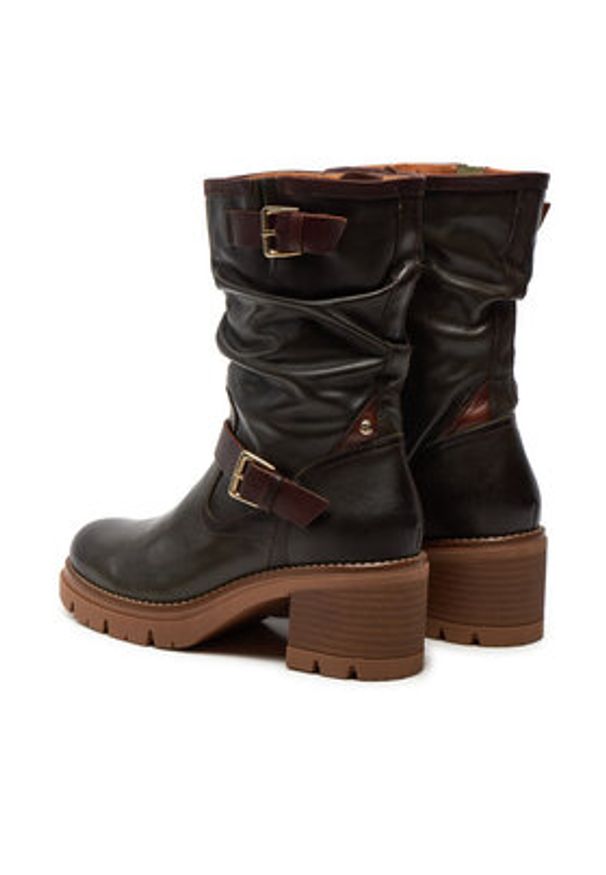 Pikolinos Botki W0B-8534C1 Zielony. Kolor: zielony. Materiał: skóra