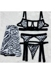 Intica - Zestaw bielizny z prześwitującymi elementami na romantyczny wieczór Rosmarie. Kolor: wielokolorowy. Materiał: materiał #1